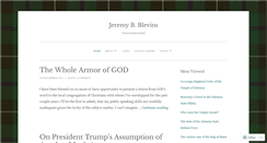 Desktop Screenshot of jeremyblevins.com